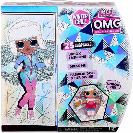 Кукла Lol OMG Winter Chill Icy Gurl + кукла Brrr B.B.