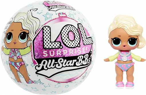 Кукла Lol Surprise All-Star B.B.s Летние игры 4 серия (Sea Queens)