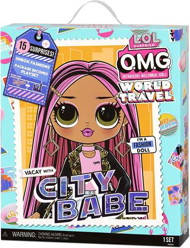 Кукла Lol OMG World Travel City Babe