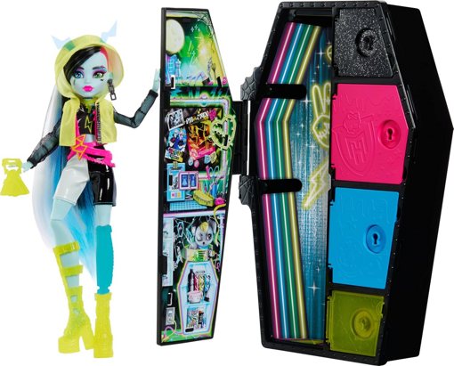 Кукла Monster High Skulltimate Secrets: Neon Frights Фрэнки Штейн HNF79