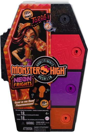 Кукла Monster High Skulltimate Secrets: Neon Frights Торалей Страйп HNF80 