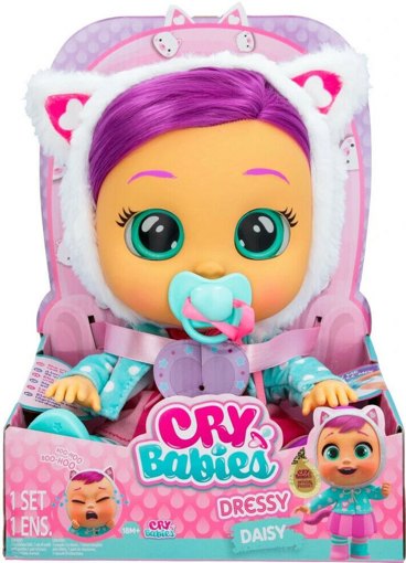 Кукла пупс Cry Babies Dressy Дэйзи 40887