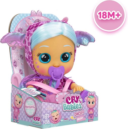 Кукла пупс Cry Babies Dressy Fantasy Бруни 41917