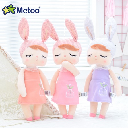Кукла-сплюшка в розовом платье Metoo 33 см 912-1-8-2