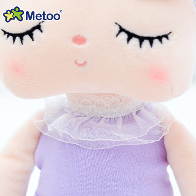 Кукла-сплюшка в сиреневом платье 33 см Metoo 912-1-6