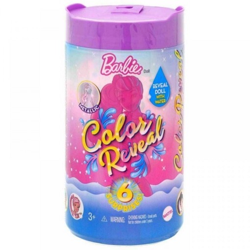 Кукла-сюрприз Барби Челси Color Reveal 1 серия GTT23