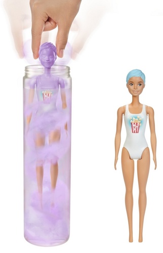 Кукла-сюрприз Барби Color Reveal "Цветное перевоплощение" 2 серия ароматная GTP41