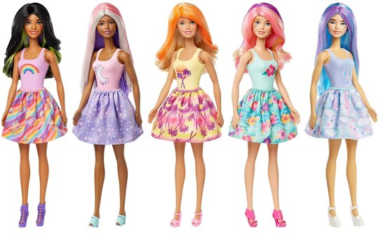 Кукла-сюрприз Барби Color Reveal "Цветное перевоплощение" 3 серия GTP42