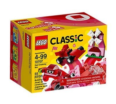 Лего 10707 Красный набор для творчества Lego Classic