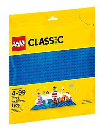 Лего 10714 Синяя базовая пластина Lego Classic
