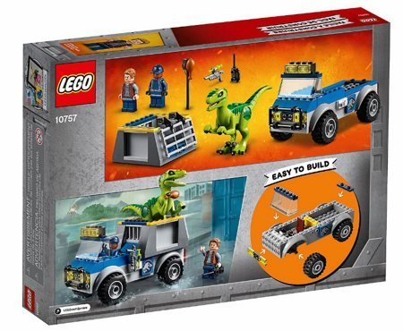 Лего 10757 Грузовик спасателей для перевозки раптор Lego Juniors