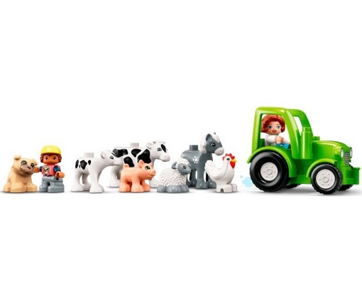 Лего 10952 Фермерский трактор домик и животные Lego Duplo 