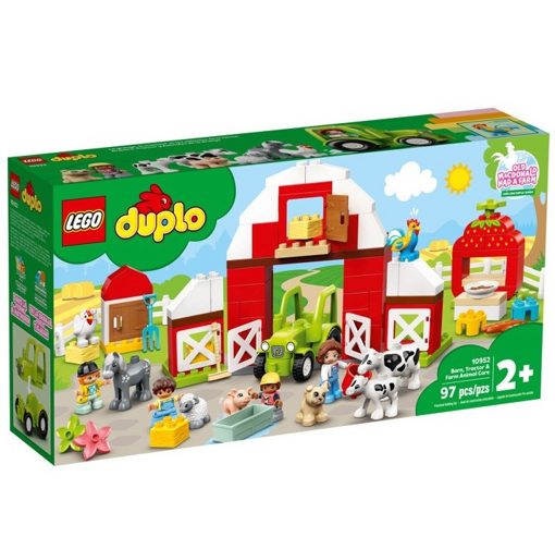 Лего 10952 Фермерский трактор домик и животные Lego Duplo 