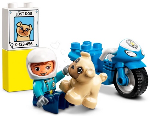 Лего 10967 Полицейский мотоцикл Lego Duplo