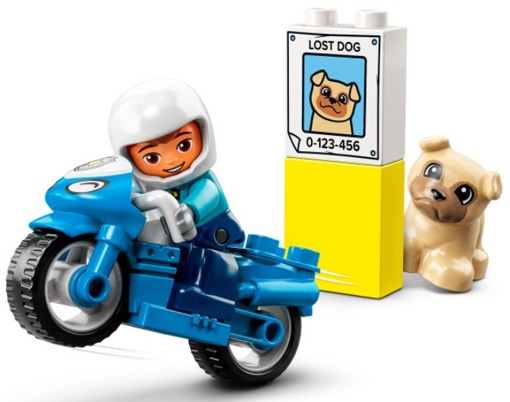 Лего 10967 Полицейский мотоцикл Lego Duplo