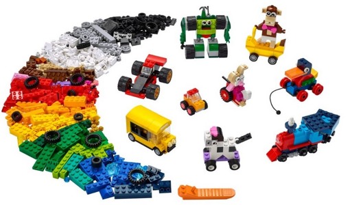Лего 11014 Кубики и колёса Lego Classic