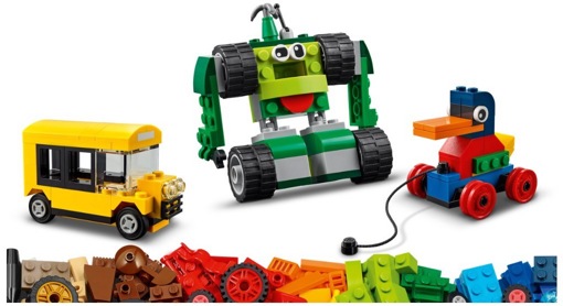 Лего 11014 Кубики и колёса Lego Classic