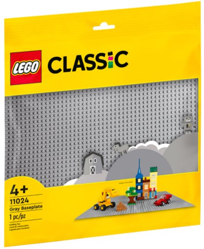 Лего 11024 Серая базовая пластина Lego Classic