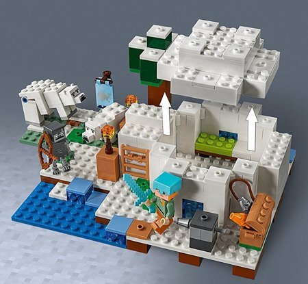 Лего Майнкрафт 21142 Иглу Lego Minecraft