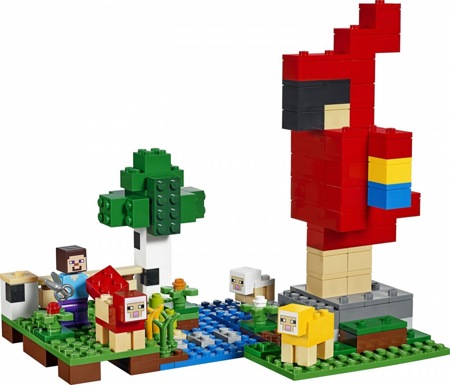 Лего Майнкрафт 21153 Шерстяная ферма Lego Minecraft (уценка)