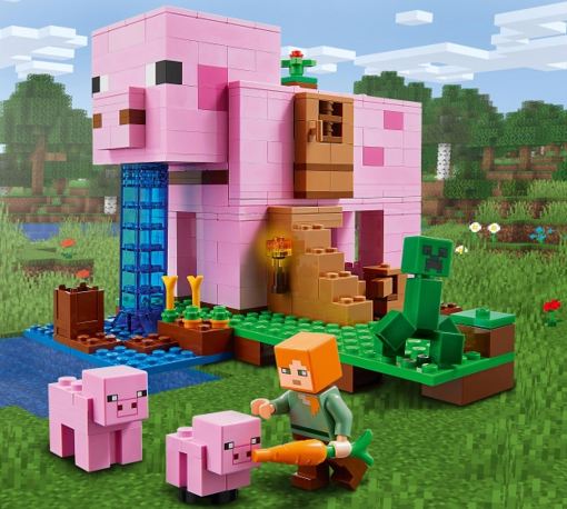 Лего 21170 Дом-свинья Lego Minecraft