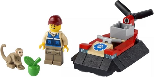 Лего 30570 Спасательный катер на воздушной подушке Lego City