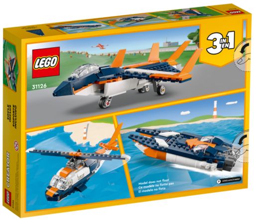 Лего 31126 Сверхзвуковой самолёт Lego Creator