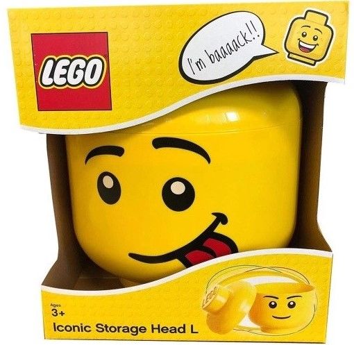 Лего 4032 Емкость для хранения голова большая Микс