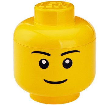 Лего 4032 Емкость для хранения голова большая Микс