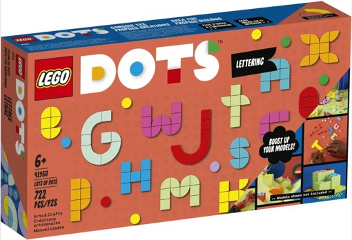 Лего 41950 Большой набор тайлов: буквы Lego Dots