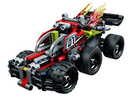 Лего 42072 Зеленый гоночный автомобиль Lego Technic