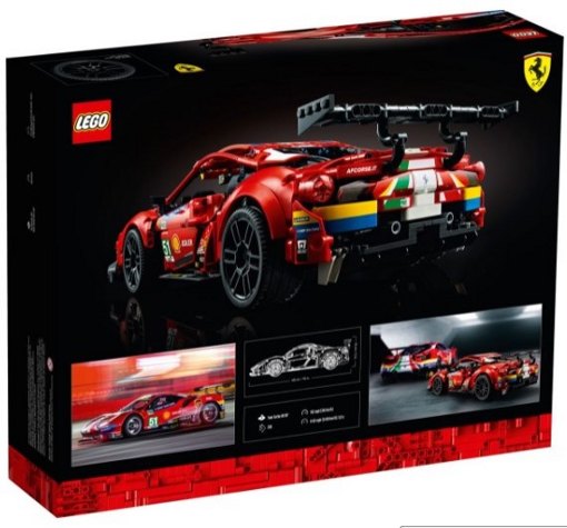 Лего 42125 Ferrari 488 GTE AF Corse 51 Lego Technic