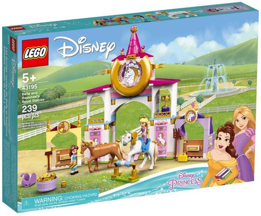 Лего 43195 Королевская конюшня Белль и Рапунцель Lego Disney Princess