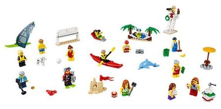Лего 60153 Отдых на пляже - жители Lego City