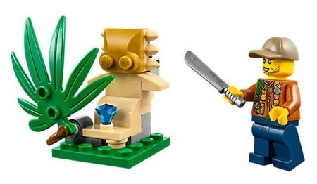 Лего 60156 Багги для поездок по джунглям Lego City