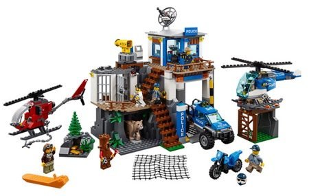 Лего 60174 Полицейский участок в горах Lego Сity
