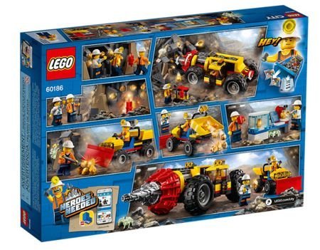 Лего 60186 Тяжелый бур для горных работ Lego City