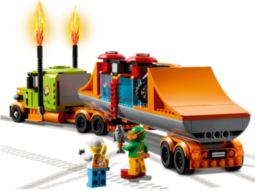 Лего 60294 Грузовик для шоу каскадёров Lego City Stuntz