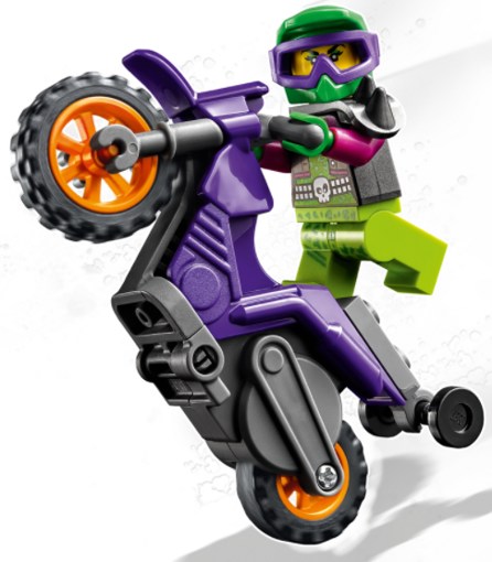 Лего 60296 Акробатический трюковый мотоцикл Lego City Stuntz