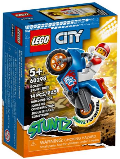 Лего 60298 Реактивный трюковый мотоцикл Lego City Stuntz