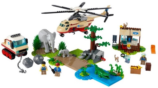 Лего 60302 Операция по спасению зверей Lego City 