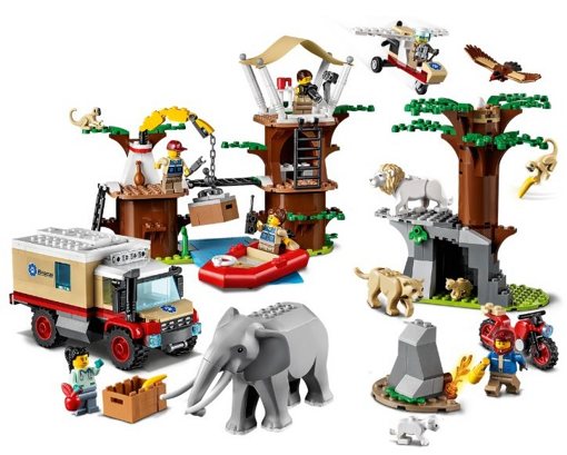 Лего 60307 Лагерь спасения дикой природы Lego City