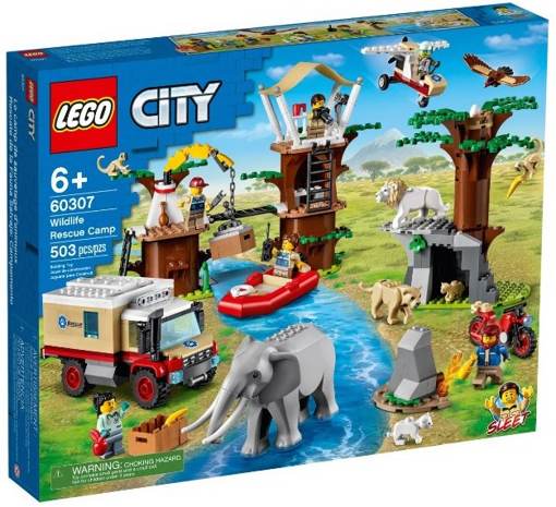Лего 60307 Лагерь спасения дикой природы Lego City