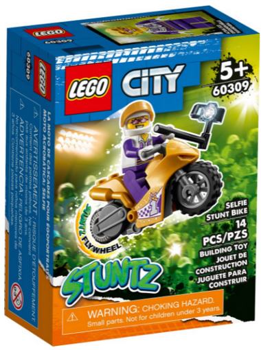 Лего 60309 Трюковый мотоцикл с экшн-камерой Lego City Stuntz