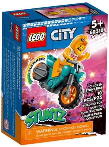 Лего 60310 Трюковый мотоцикл с цыплёнком Lego City Stuntz