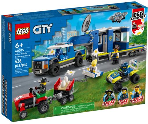 Лего 60315 Полицейский мобильный командный трейлер Lego City 