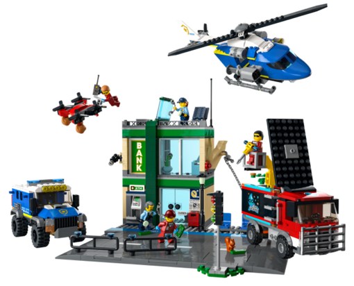 Лего 60317 Полицейская погоня в банке Lego City
