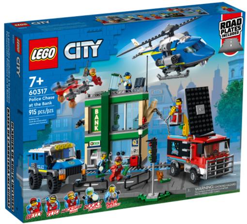 Лего 60317 Полицейская погоня в банке Lego City