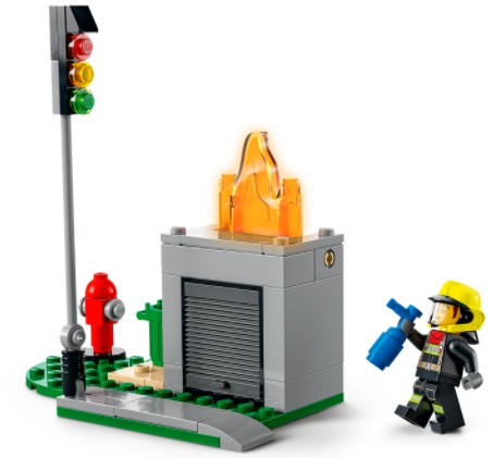 Лего 60319 Пожарная бригада и полицейская погоня Lego City