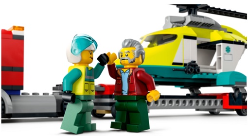 Лего 60343 Грузовик для спасательного вертолёта Lego City